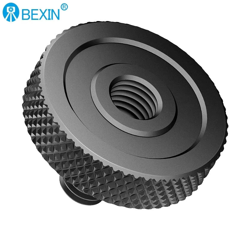 BEXIN Kameraschraube 1/4 bis 1/4 Zoll Adapter für Stativ und Blitzlampenhalterung, Schwarz - Bild 6