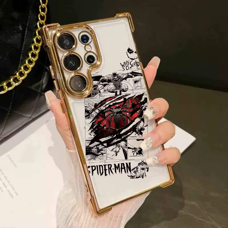 Hero Spider-Man Handyhülle für Samsung Galaxy S26 S25 S24 S23 S22 S21 S20 (Edge, Ultra, Plus, FE, Lite), sturzsicher, mehrfarbig - Bild 2