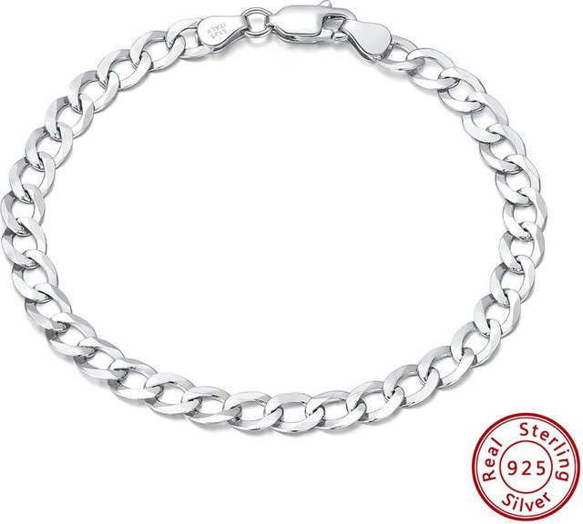 Armband Allbestart, 925 Silber, 16,5 cm, Herren - Bild 1