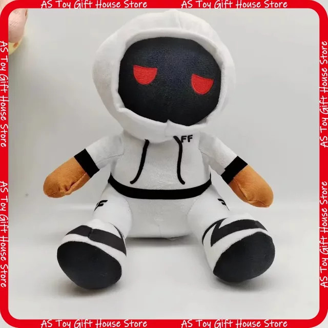 Foltyn Family Roblox Plüschtier, weiße Kapuzenfigur, Plüsch / Textil - Bild 1