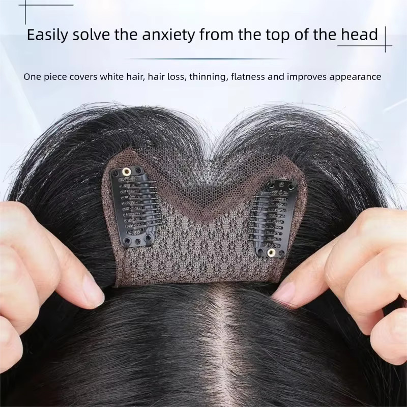 Anemone Haartopper Clip-In Pony, 8x11cm, Damen - Bild 4