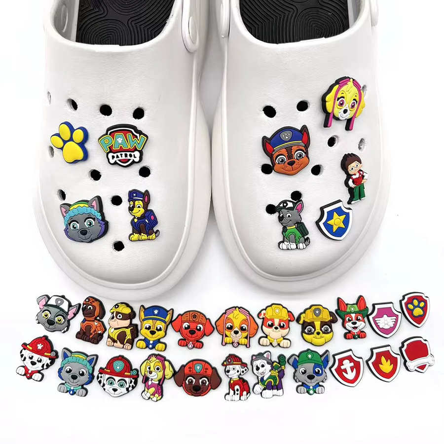 Potdemiel Schuhcharms, 31-teiliges Set, Cartoon-Hunde, Kinder - Bild 3