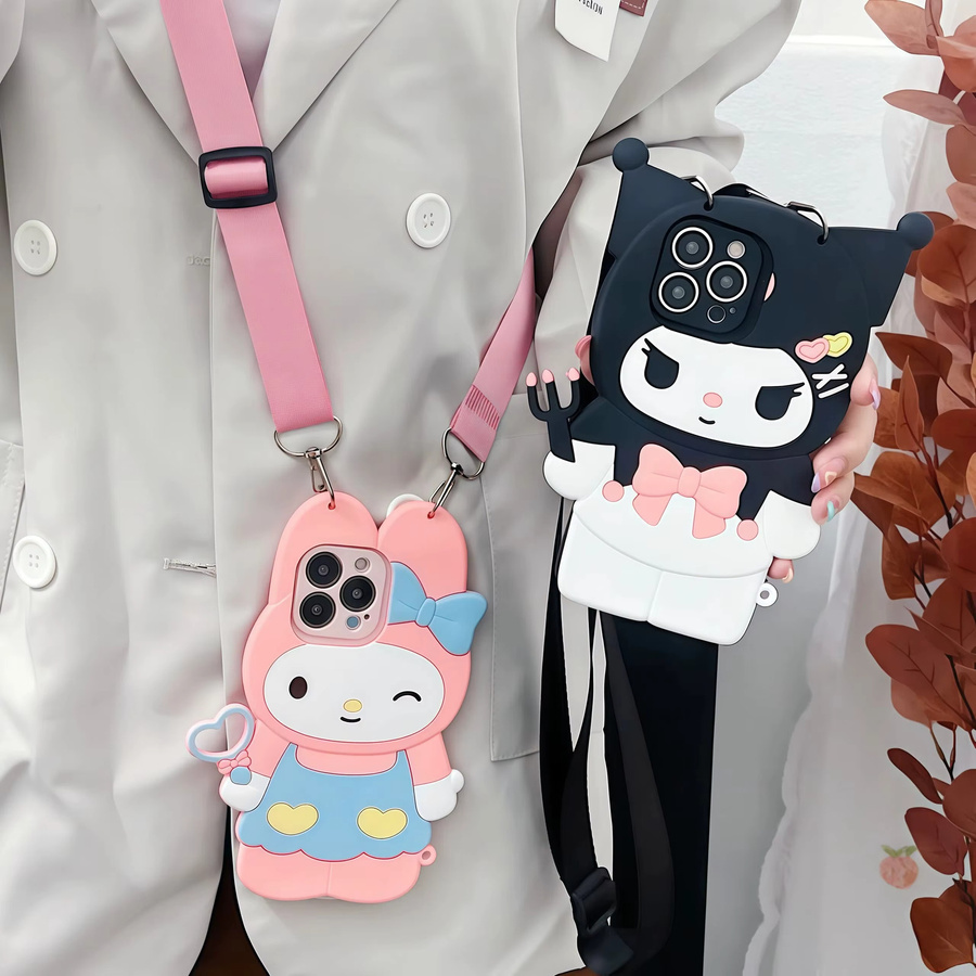 Niedliche Hello Kitty Kuromi Melody Handyhülle für Samsung Galaxy S20 S21 S22 S23 S24 S25 S26 Plus Ultra FE A53 A57 A15 A16 A25 A35 - Bild 2