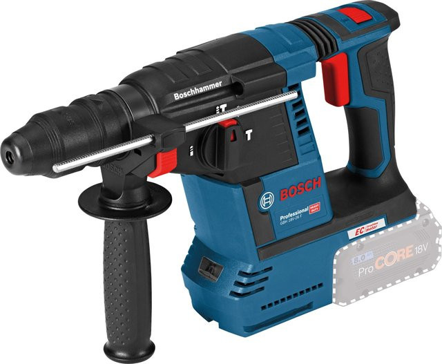 Bosch Professional Akku-Bohrhammer GBH 18V-26 F Solo mit SDS-Plus in Blau/Schwarz - Bild 1