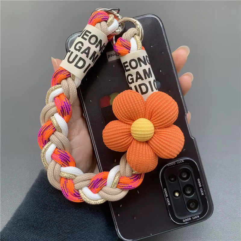 DOLANBIA Handy-Umhängeband mit Blumenmuster in Multicolour, universelle Anti-Verlust-Handyschlaufe für Outdoor und Reisen sowie für Kameras und Wasserbecher - Bild 2