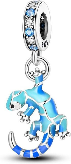 Charm Anhänger 925 Silber, Perle, Zirkonia, Damen - Bild 1