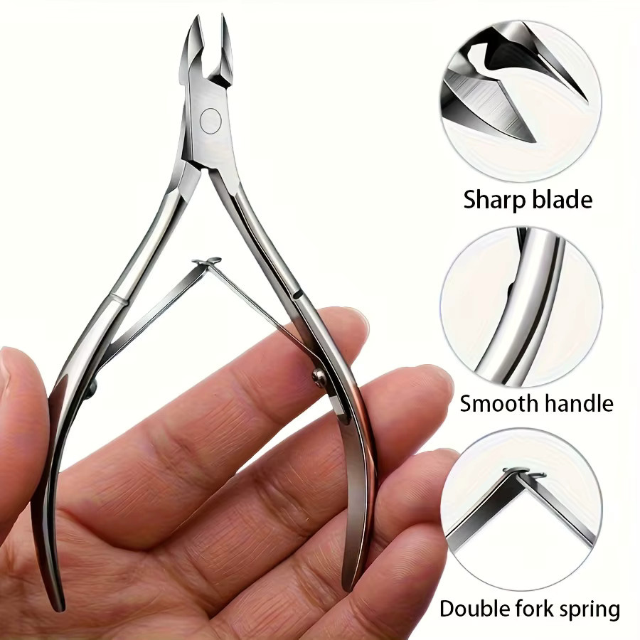 Ouriner Nagelhautschneider aus Edelstahl, Unisex - Bild 2
