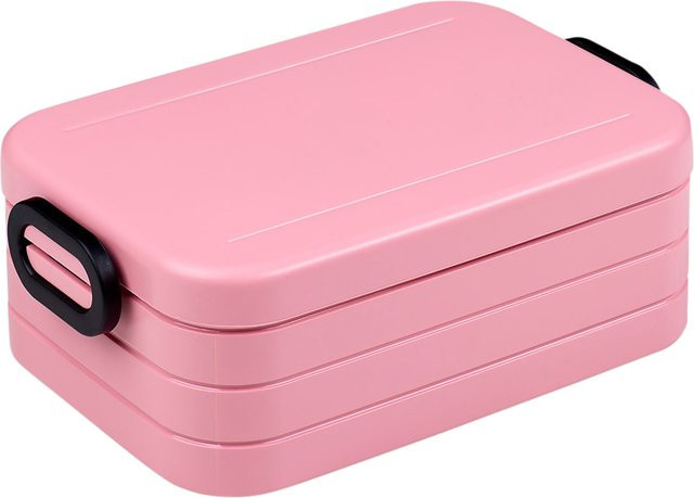 Mepal Lunchbox und Trinkflasche ToGo Set in Rosa mit Trennfächern und Spülmaschinenfestigkeit - Bild 1