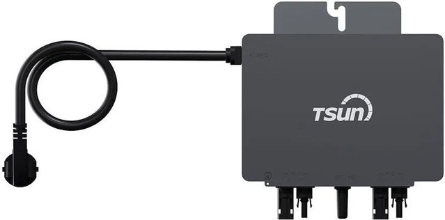 TSUN Mikro-Wechselrichter TSOL MS800 für Balkonkraftwerke mit 800 W, 2 MPPT, WLAN und Bluetooth, Schutzklasse IP67 - Bild 1