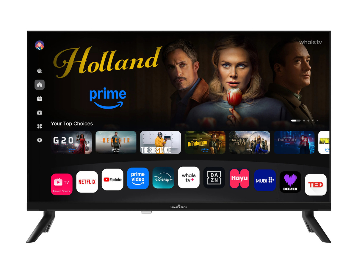 SMART TECH Fernseher 24HH01V in Schwarz mit HD-ready Auflösung, Wi-Fi, Bluetooth und HDMI - Bild 1