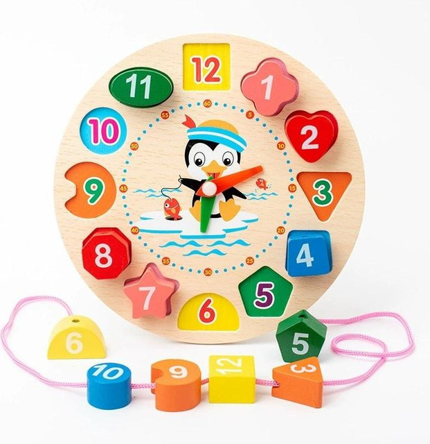 Linyi toy Holz Puzzle Spielsets Zahlen Bunt / Mehrfarbig - Bild 1