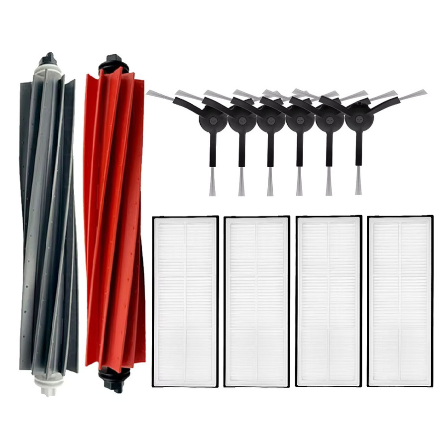 Roborock Zubehör-Set für S8, S8 Plus, S8 Pro Ultra und S8+ in Multicolour mit Hauptbürste, Seitenbürste, HEPA-Filter, Wischtuch und Staubbeutel - Bild 3