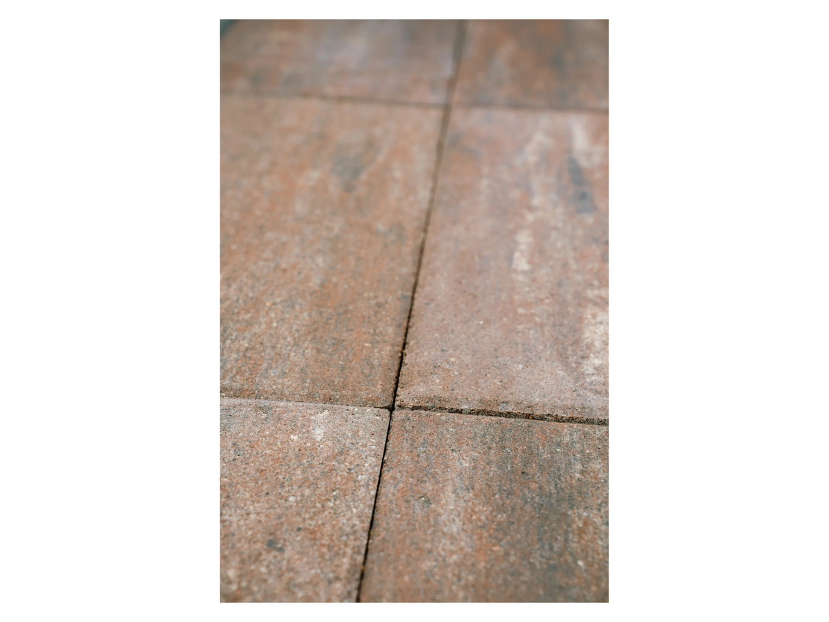 DIEPHAUS Terrassenplatte VIA in Muschelbeige mit Steinoptik, B/T/H: 50 x 50 x 4 cm - Bild 2