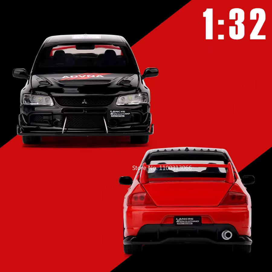 MAKEDA Mitsubishi EVO GTR R34, Diecast Modell, 1:32, Metall, Türen geöffnet - Bild 4