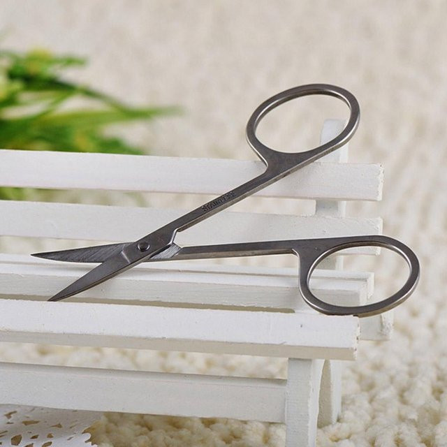 DIYelecs Augenbrauenschere mit Kamm, Grau, Unisex - Bild 1