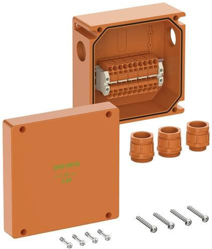 Spelsberg Abzweigkasten Orange IP66 L: 20,0 cm, B: 11,0 cm, H: 20,0 cm - Bild 1