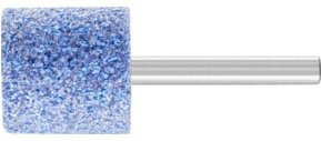 PFERD Schleifstift Zylinder CO30 für schwer zerspanbare Werkstoffe, Durchmesser: 25 mm, Schaft-Durchmesser: 6 mm, Farbe: Blau - Bild 1