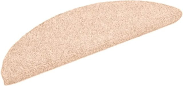 vidaXL Selbstklebende Treppenmatten aus Nadelvlies, 10 Stück, Braun, B: 56 cm, H: 3 cm - Bild 1