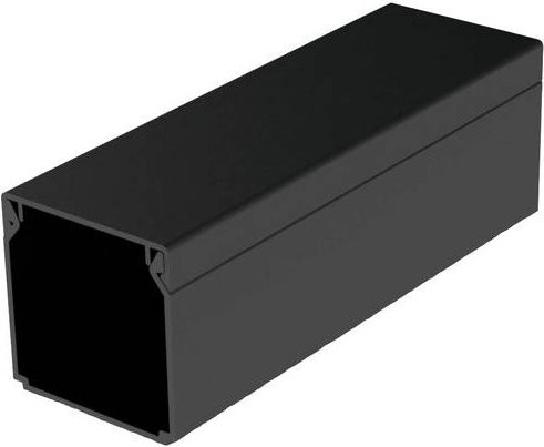 KOPOS LHD 40X40_FD Kabelkanal Elektroinstallationskanal, Schwarz, B: 40 mm, H: 40 mm, L: 2000 mm - Bild 1