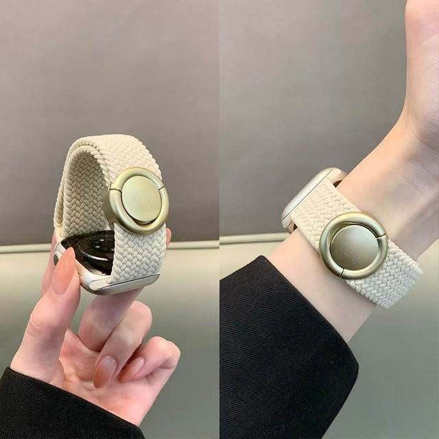 Geflochtenes Armband, Textil, Weiß, Unisex - Bild 1