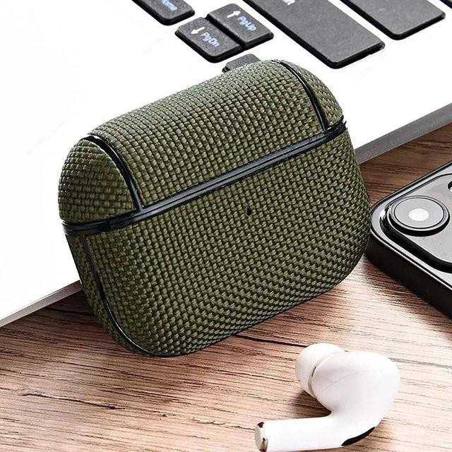 Apple Schutzhülle aus weichem Nylon für AirPods Pro 1 und Pro 2 sowie AirPods 1, 2 und 3, stoßfeste kabellose Kopfhörer-Hülle - Bild 1