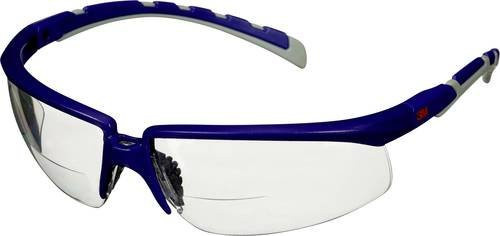 3M S2025AF-BLU Schutzbrille mit Antibeschlag-Schutz und Antikratz-Schutz in Blau und Grau nach EN 166 DIN 166 - Bild 1