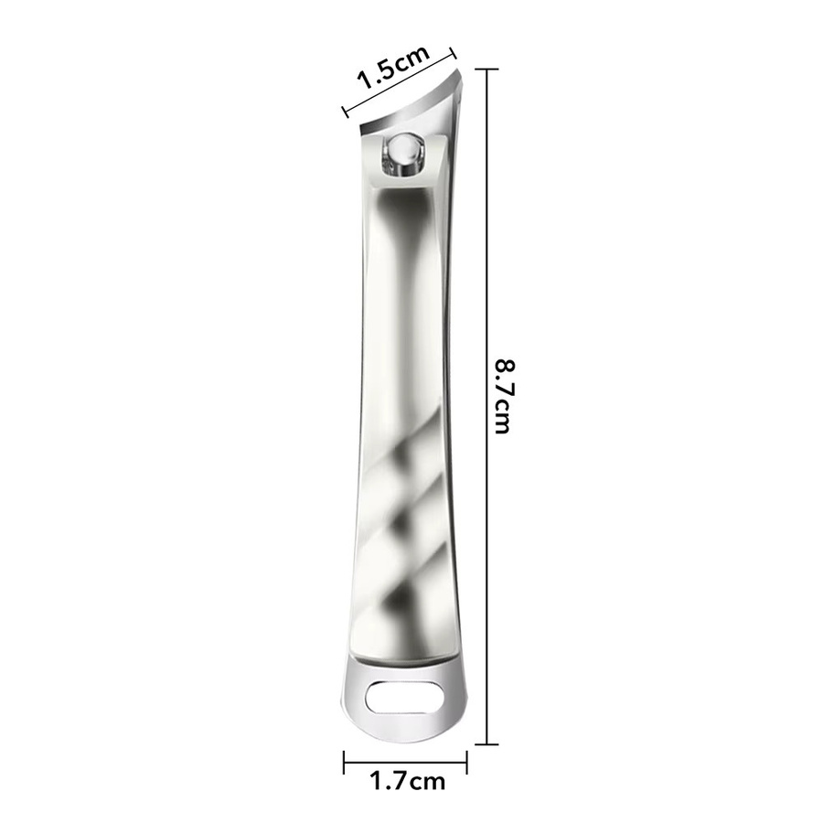 Andvictory Nagelknipser, Edelstahl, schräge gebogene Klinge, Unisex - Bild 6