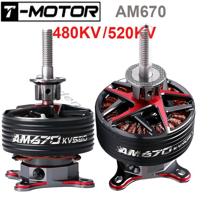 T-HOBBYT AM670 AM-Serie Bürstenloser Motor in Schwarz für Starrflügler-Drohnen und 3D Freestyle Flug - Bild 1