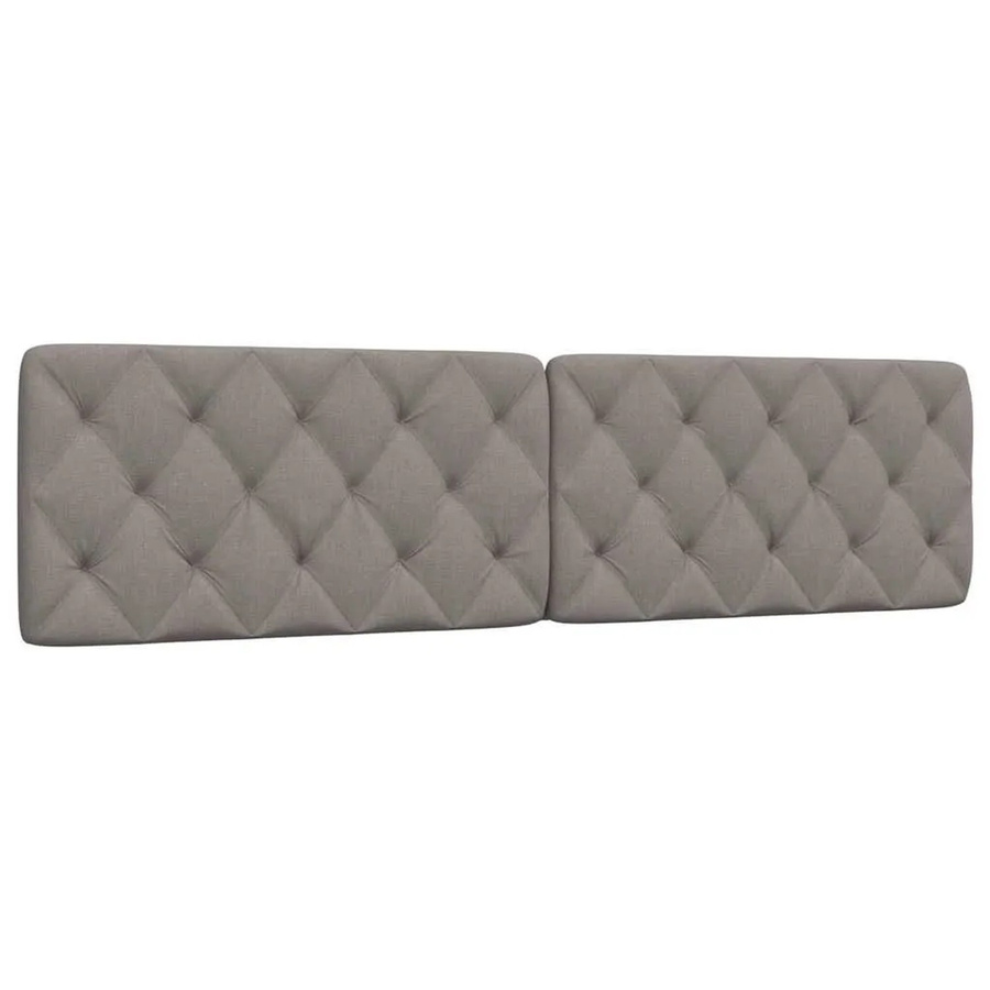 vidaXL Kopfteil-Kissen in Taupe aus Polyester, Breite: 200 cm - Bild 2