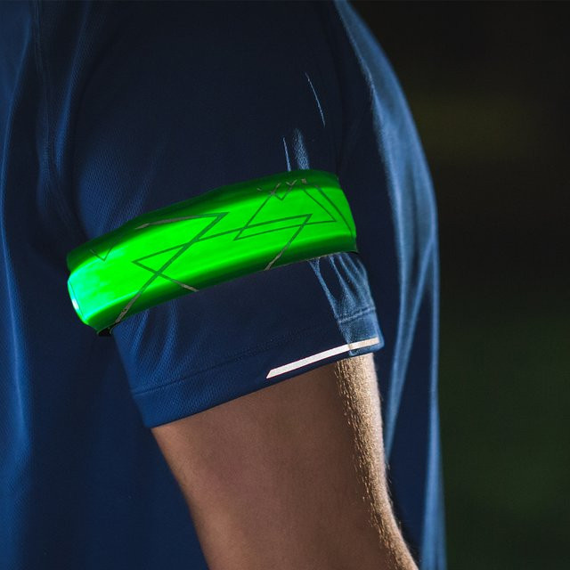 Salzmann LED Slap Wrap Sicherheitsband in Pink und Green - Bild 1