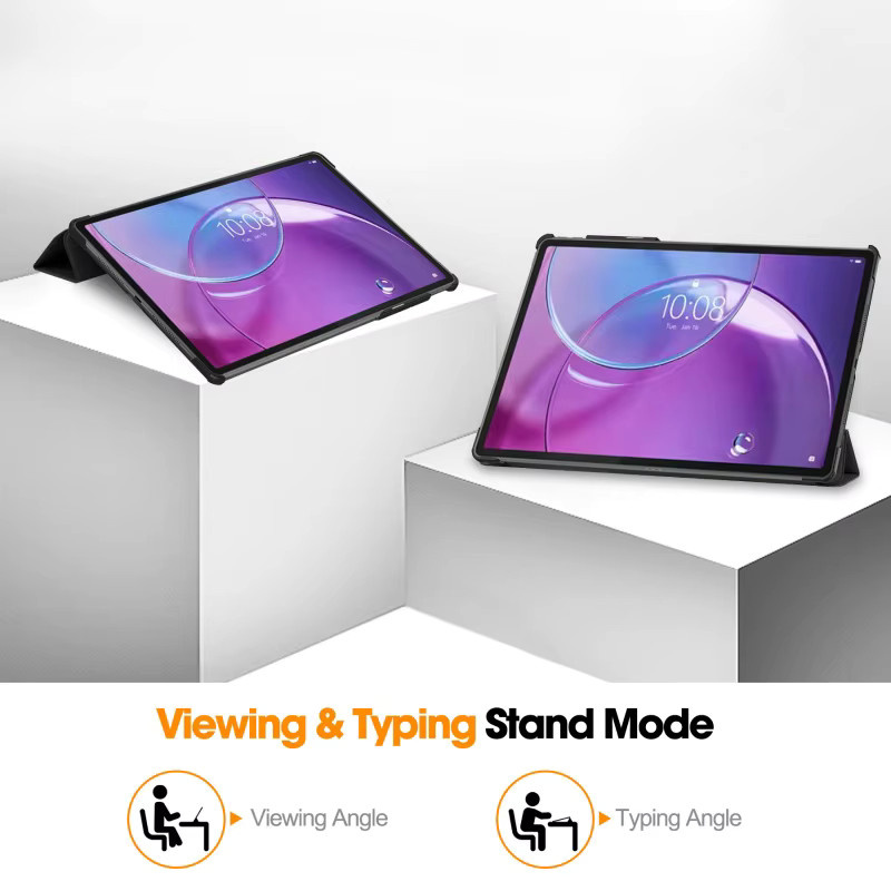 Magnetische Schutzhülle für Lenovo Xiaoxin Pad Pro 13 und Idea Tab Pro Gen 2 TB376FC sowie Xiaoxin Pad Pro GT 13 TB378FC mit integriertem Ständer in Schwarz und Grün - Bild 3