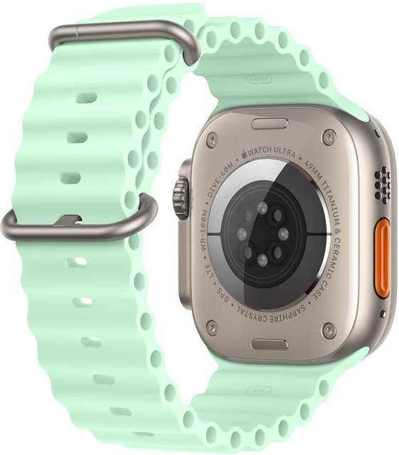 DUODUO 3C Uhrenarmband, Kautschuk, Titan, hellgrüne, Unisex - Bild 1