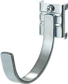 WFI Rohrhalter aus verzinktem Stahl, Farbe: Silber, Durchmesser: 80 mm - Bild 1