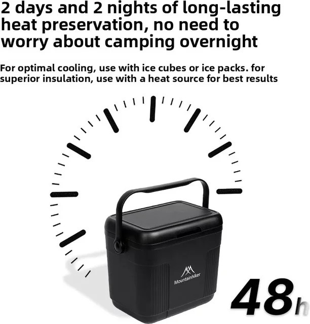 MOUNTAINHIKER Black Knight Isolierte Kühlbox 22L in Schwarz für Outdoor und Camping - Bild 1