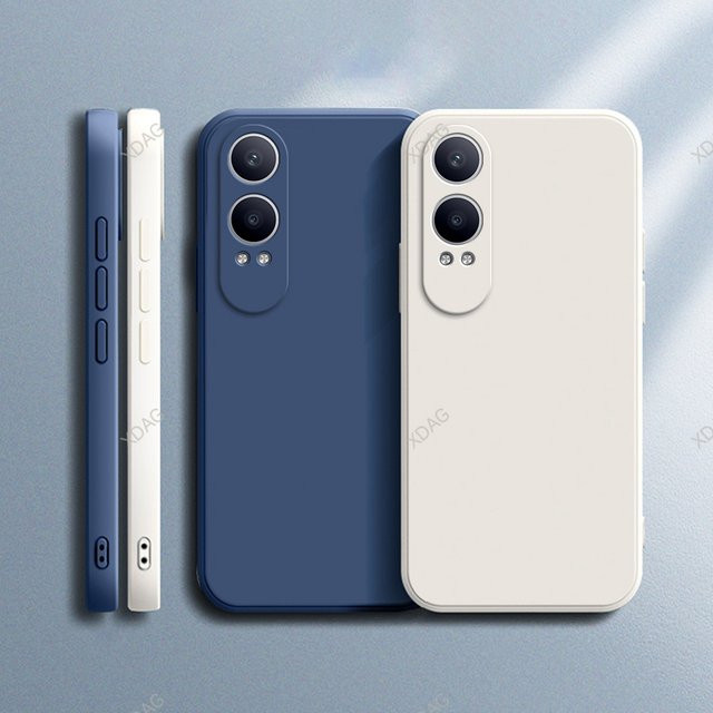 Stoßfeste Silikon Handyhülle für OnePlus Nord CE4 CE4 Lite 5G CPH2621 in Schwarz und Blau - Bild 1
