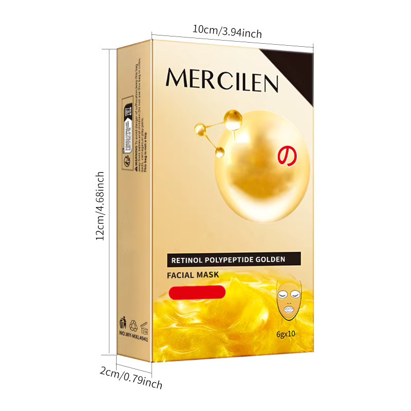 MERCILEN Retinol Peptid Peel-Off Maske, 60 g, mit Retinol, Hyaluronsäure und Peptiden - Bild 2