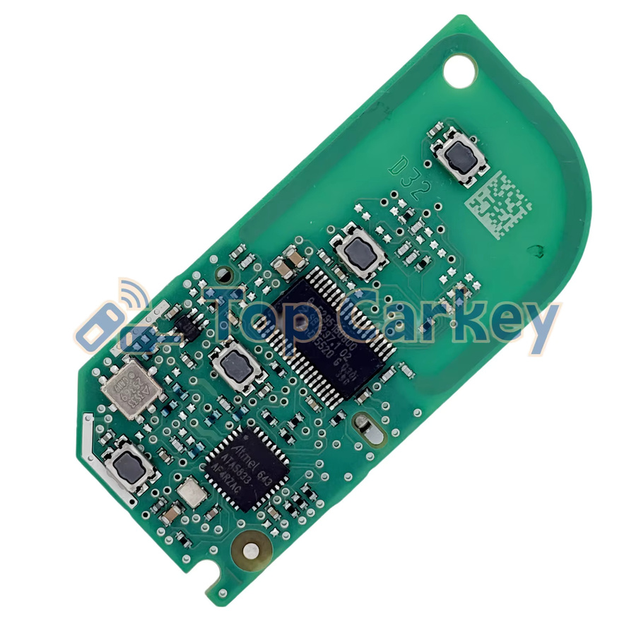 TopCarkey N5F-ID2A ID2A Original PCB ID49 Chip 433/434MHz für BMW 3 5 6 7 X3 X5 X7 G Serie in Schwarz - Bild 2