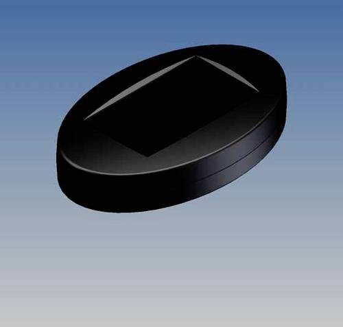 TEKO OK2.9 Universal-Gehäuse aus ABS Kunststoff in Schwarz, B/T/H: 16,53 x 10,32 x 3,85 cm - Bild 1