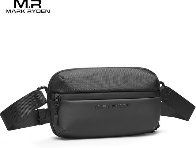 Mark Ryden Umhängetasche für Herren aus wasserdichtem Oxford-Material in Schwarz - Bild 1