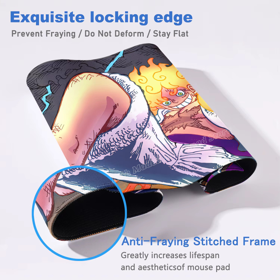 Potdemiel Anime Gamer XXL Gaming-Mauspad Speed Gummi in Multicolour - Bild 2