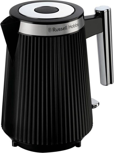 Russell Hobbs Wasserkocher aus Edelstahl in Schwarz mit 1,7 l Fassungsvermögen, B/T/H: 16,8 x 23,3 x 24,5 cm - Bild 1