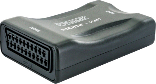 Schwaiger HDMI zu Scart Konverter in Schwarz - Bild 1