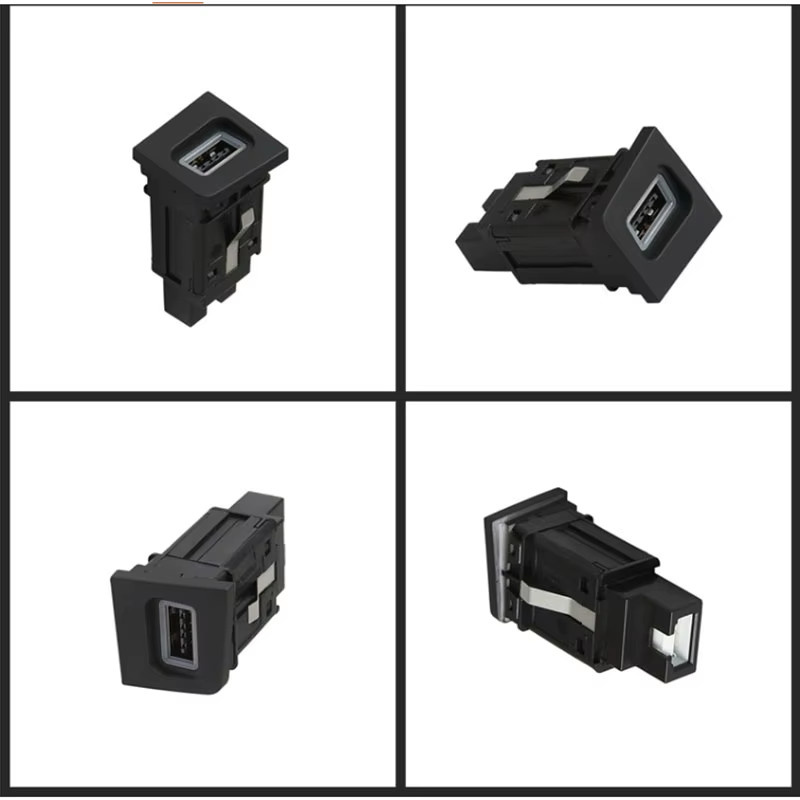 TRMODS USB QC 3.0 Auto Ladegerät Power Adapter für VW Volkswagen CC 11-12 B6 Magotan in Schwarz - Bild 4