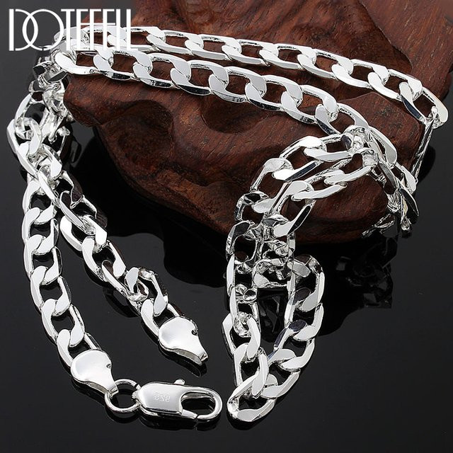 DOTEFFIL Halskette, Silber, Herren, 40-60 cm - Bild 1