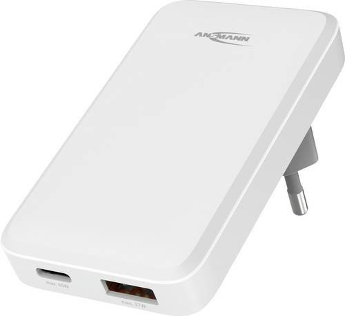 Ansmann 265PD USB Ladegerät 65W mit 1x USB-A und 1x USB-C für den Innenbereich - Bild 1