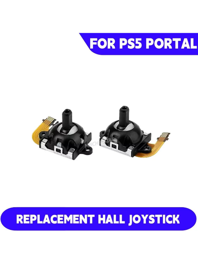 MBCHIPSTAR 3D-Analog-Joystick-Modul mit Hall-Effekt für PS5 Portal Konsole, Ersatz-Joystick Zubehör in Schwarz - Bild 2