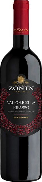 Zonin Rotwein Ripasso Valpolicella Superiore, Corvina, Venetien, 2022, trocken, 0,75 l - Bild 1