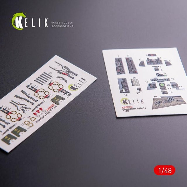 Academy F-4 (B,N) Phantom II - Interior 3D-Decals - Bild 1