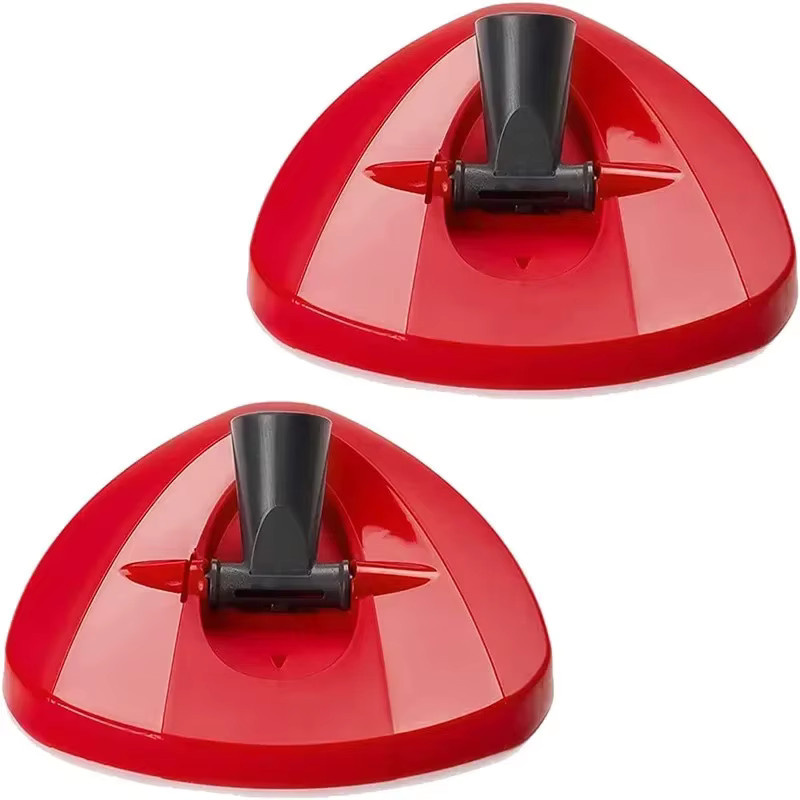 O-Cedar Spin Mop Base Disc Dreiecksscheibe aus Kunststoff in Rot für 360 Grad rotierendes Moppzubehör - Bild 3