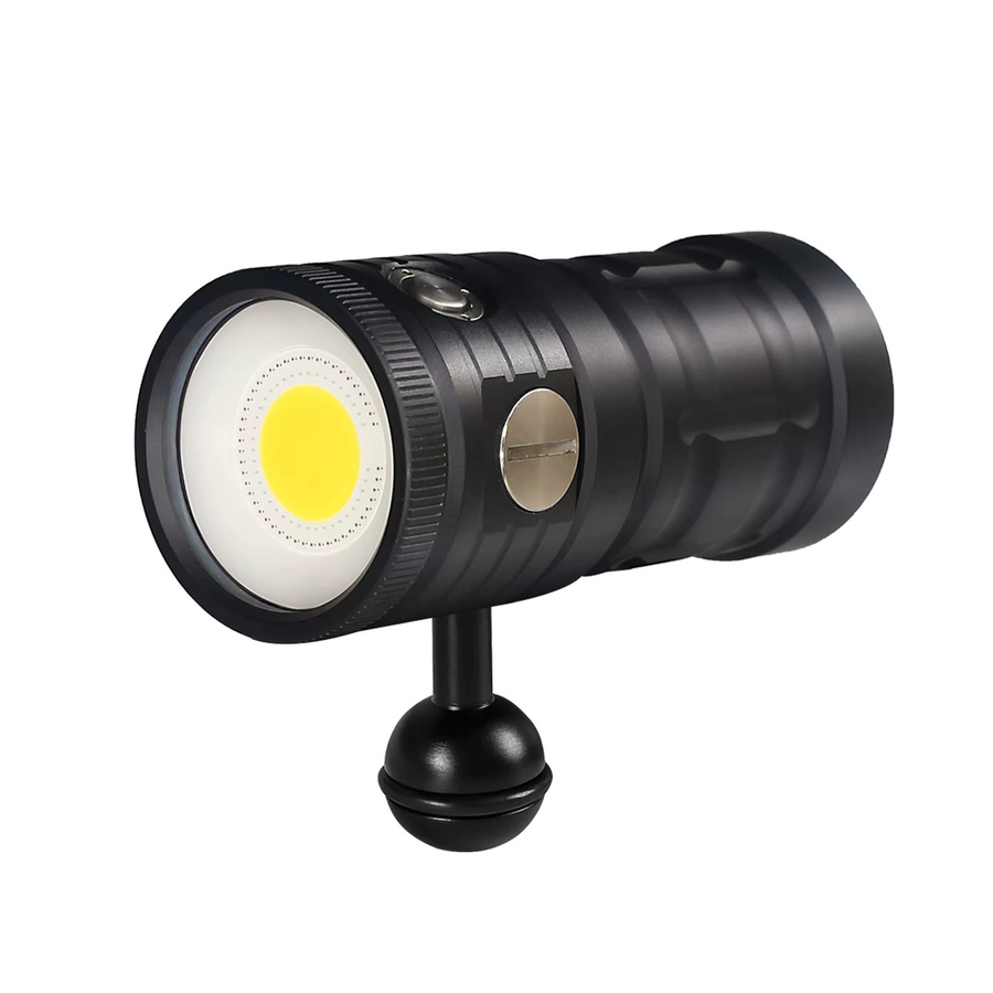 LetonPower Tauchlampe COB mit 18000 Lumen, wasserdichte LED-Unterwasser-Taschenlampe und Videoleuchte, Schwarz - Bild 4